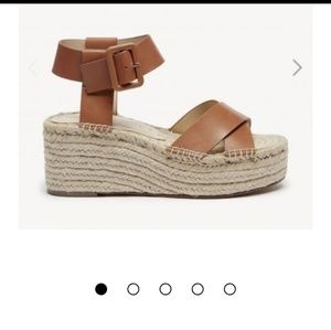 Espadrille platform shoes
